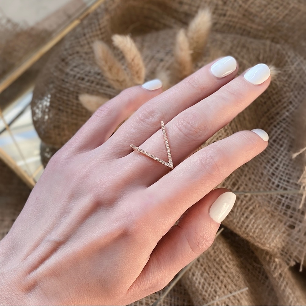 Theory Mod Geometric rose gold ring. NWT. Sizes 6, 6.5, 7 and 7.5 available.